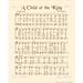 A Child Of The King Hymn On Parchment By Hattie E. Buell 8x10 Sheet Music Wall Art Digital Download Printable DIY Vintage Verses